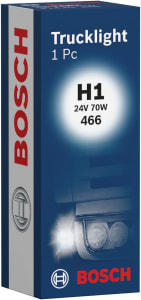 Bosch - Lâmpada de Farol H1 Bosch Truck Light - 24V 70W Halógena