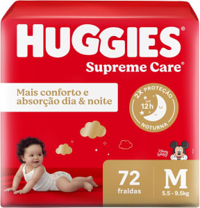 Huggies Fralda Supreme Care M 72 Un