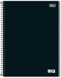 4 Unidades - Caderno Espiral Capa Dura Tilibra ZIP 200x275mm 80 Folhas