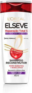 10 Unidades - Shampoo Reparação Total 5 Extra Profundo Elseve L'Oréal Paris 400ml