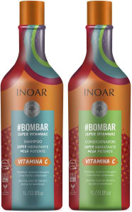 Kit Shampoo e Condicionador #Bombar Crescimento Capilar 1L cada - Inoar