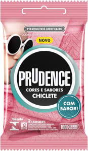 Preservativo Prudence, Opaco, Pacote de 3