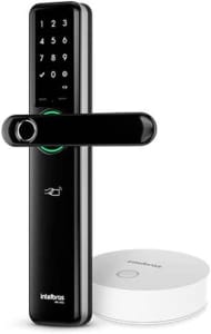 Fechadura Smart de Embutir com Maçaneta + Hub Compatível com Alexa IFR 7000+ Intelbras