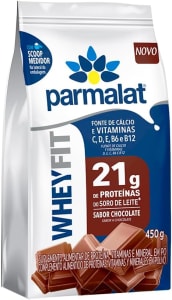 Parmalat Whey Protein Em Pó Chocolate Whey Fit 450G