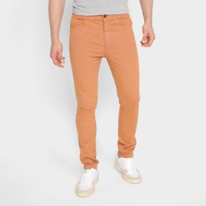 Calça Sarja The Cove Casual Masculina - Caramelo