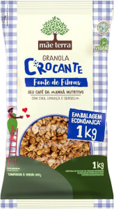 Mãe Terra Granola Crocante Baunilha E Coco Pacote 1Kg