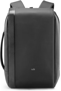 WB Mochila Maleta Executiva de Viagem para Notebook até 15,6" Office Safety Pro Impermeável Bolso Antifurto com Cadeado e Fechamento Magnético (Preto)