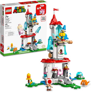 LEGO Super Mario Conjunto de Expansão Traje Peach Gata e Torre Gelada 71407 - 494 Peças