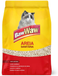 Areia Sanitária para Gatos Baw Waw 4kg