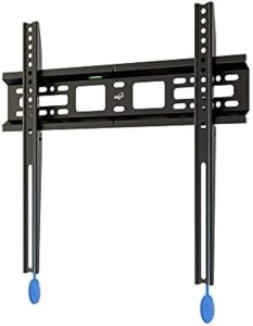 ELG, N01V4, Suporte Fixo de Parede para TVs de 32" a 77", Compatível com TVs Curvas e Planas, Feito em Aço Carbono, Suporta Até 50kg, Preto