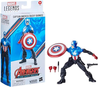 Marvel Legends Series Figura Capitão América, Multicor