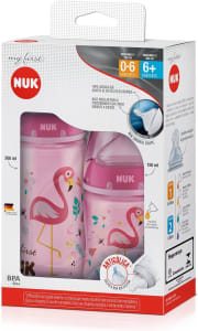 Kit 2 Mamadeiras NUK 150ml e 300ml Girl