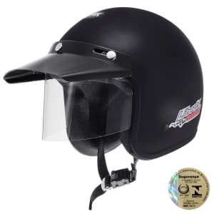 Capacete Aberto Pro Tork Liberty Compact Preto Fosco Com Viseira - 58