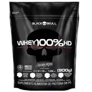 Whey 100% Hd Refil 900g Black Skull - Whey Protein - Magazine