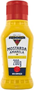 10 Unidades - Mostarda Amarela Hemmer 200g   