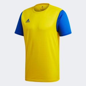 Camisa Adidas Estro 19 Masculina - Exclusiva - Amarelo+Azul