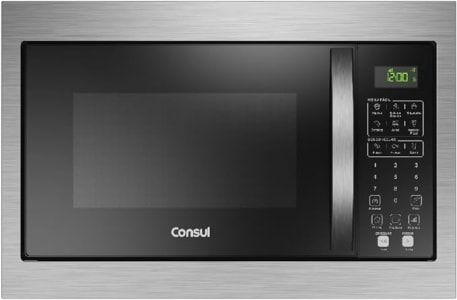 Micro-ondas Consul de Embutir 32 Litros Preto com Design Moderno e Menu Fácil - CM146AE 110V