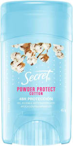 Desodorante em Gel Antitranspirante Secret Proteção de Algodão 45g