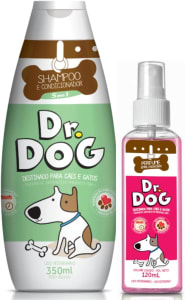 Combo Shampoo e Condicionador 5 em 1 Pet Hipoalergenico - Dr. Dog