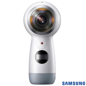 Câmera Samsung Gear 360, para Vídeos e Fotos em 360º, Branca - SM-R210 NZWAZTO