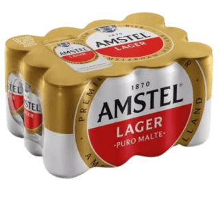 5 Packs Cerveja Amstel Lager 269ml - 12 Unidades (Total 60 Unidades)