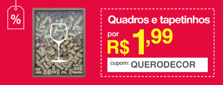 [Primeira Compra] Quadros e Tapetinhos 