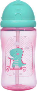 Buba Garrafinha Dino Patinete 400 Ml Rosa