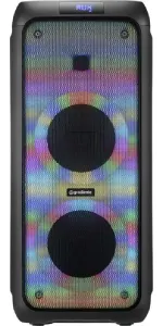 Caixa de Som Amplificada Gradiente Full LED com Bluetooth Rádio FM Entrada USB 400W - GCL104