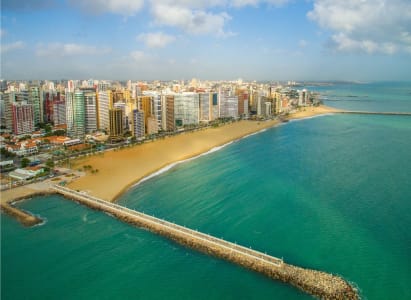 Pacote 3 Noites em Fortaleza - Aereo + Hotel - Saindo de São Paulo - Ida e Volta