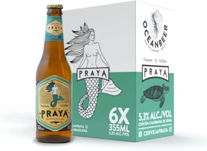 Pack 6 Cervejas Praya Witbier 355ml
