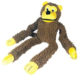 Brinquedo Macaco Marrom Chalesco Para Cães