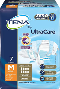  Fralda Geriátrica Tena Slip Ultra M 7 Unidades, Tena 