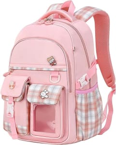 Mochila Escolar Infantil Feminina (Rosa)