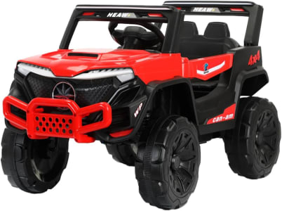 Bang Toys Jipe Elétrico Duna 12v Recarregável Vermelho