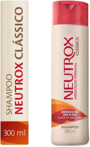 2 Unidades — Shampoo Neutrox Classico 300ml, Neutrox, Amarelo