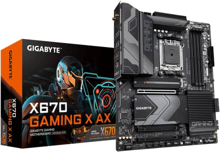 Gigabyte X670 Gaming X AX AMD X670 Soquete AM5 ATX DDR5 Placa-mãe