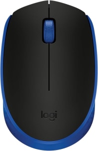 Mouse sem fio Logitech M170 com Design Ambidestro Compacto, Conexão USB e Pilha Inclusa - Azul