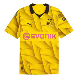 Camisa Borussia Dortmund Third 23/24 s/nº Torcedor Puma Masculina - Amarelo+Preto