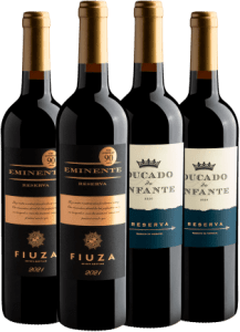 Kit Vinhos Reserva: 2 Eminente + 2 Ducado do Infante por R$49,90 cada garrafa
