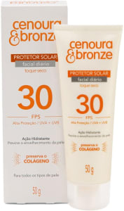 Protetor Solar Facial Diário Cenoura & Bronze FPS 30 50g