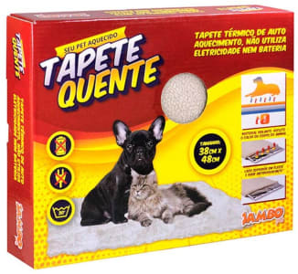 Tapete Auto Aquecimento Pequeno Jambo Para Cães