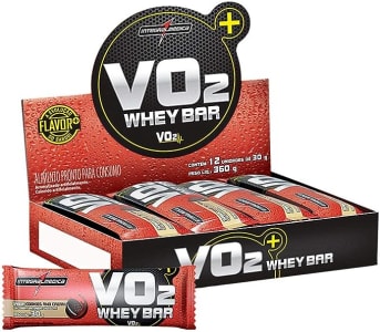 Barra IntegralMedica VO2 Whey Bar 12 Unidades 30g Cookies