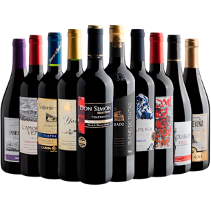 Kit 10 Vinhos do Velho Mundo por R$27,90 cada Garrafa