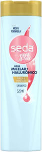 4 Unidades — Seda Shampoo Limpeza Micelar 325Ml