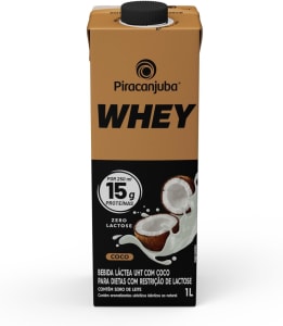 Whey Piracanjuba 15g Zero Lactose 1L