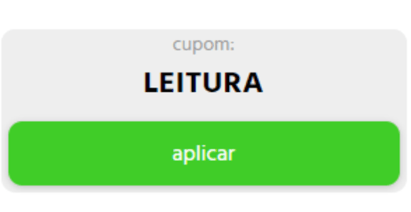 Cupom LEITURA - 15% de Desconto em Livro de Capa Dura!