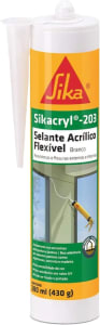 Sika - Selante Acrílico Flexível - Para Trincas E Fissuras - Uso Em Concreto E Alvenaria