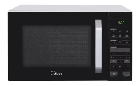 Micro-ondas Midea MXSA35 branco e preto 35L 127V