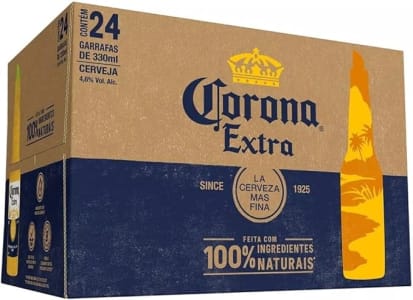 Pack de Corona Long Neck 330ml com 24 unidades