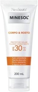 Neostrata Minesol Corpo & Rosto Protetor Solar Fluido Hidratante Fps 30 200ml - Neostrata